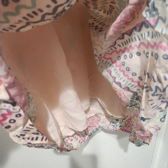 Anthropologie Maeve Siya Kimono Dress Viscose Print Size 10 - Picture 6 of 7